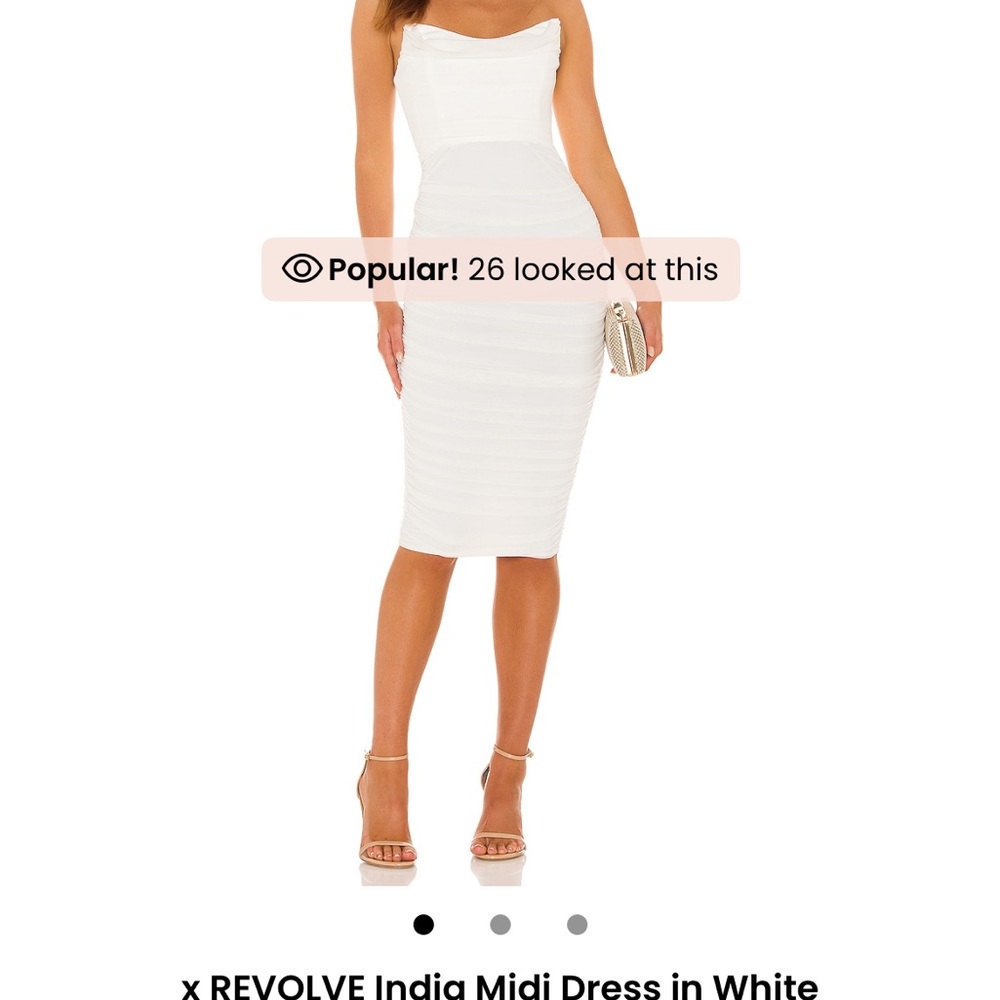 X Revolve India Midi Dress in White Sz S